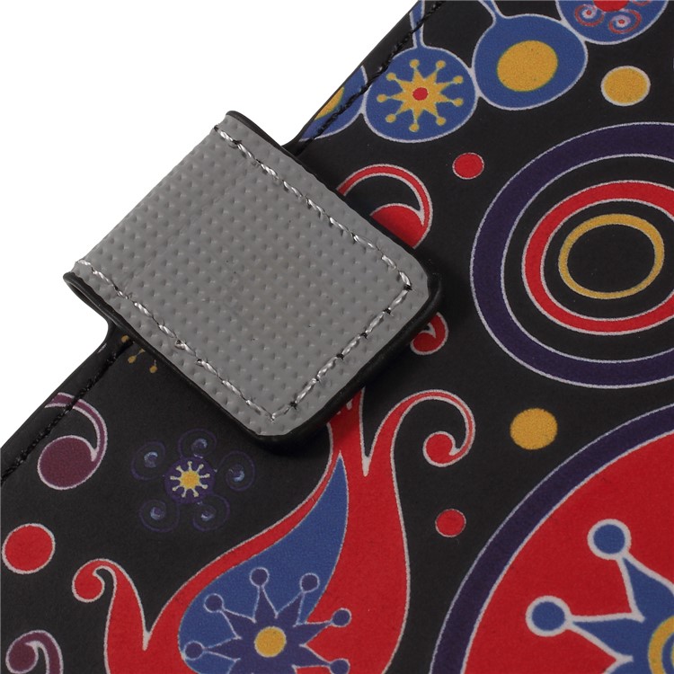 Pattern Printing PU Leather Magnetic Wallet Stand Protective Phone Shell for Huawei Honor 9 Lite/9 Youth Edition - Abstract Pattern-10