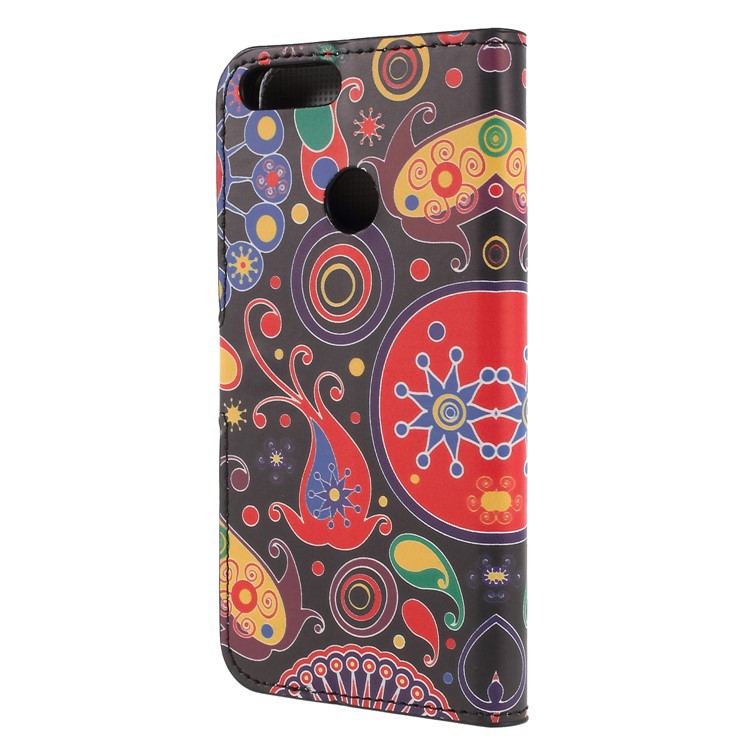 Pattern Printing PU Leather Magnetic Wallet Stand Protective Phone Shell for Huawei Honor 9 Lite/9 Youth Edition - Abstract Pattern-2