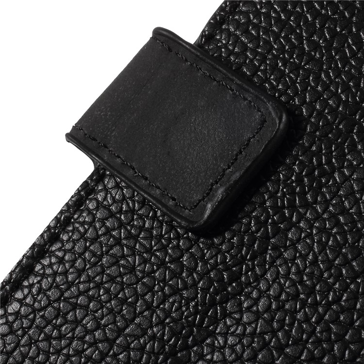 Litchi Texture Genuine Leather Wallet Protective Cover Case for Huawei Honor 9 Lite/9 Youth Edition - Orange-9