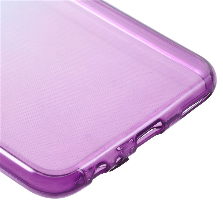 Gradient Color Touchable 2-Piece TPU Case for Huawei Mate 10 Lite/nova 2i/Maimang 6/Honor 9i (India) - Blue + Purple-6
