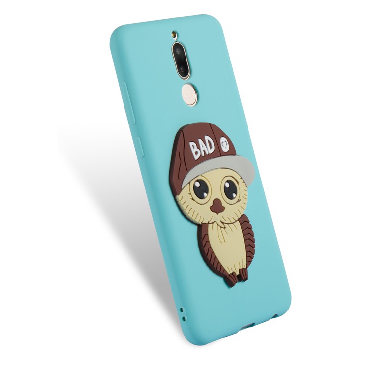 Cute 3D Male Owl Patterned TPU Phone Shell for Huawei Mate 10 Lite / Maimang 6 / nova 2i / Honor 9i (India) - Baby Blue-6