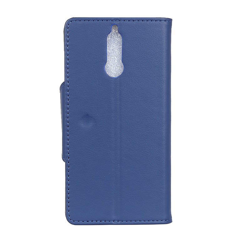 PU Leather Wallet Stand Phone Protective Case for Huawei Mate 10 Lite - Blue-4