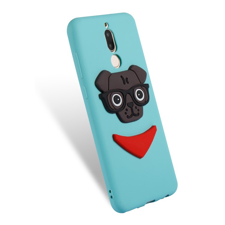 Lovely Dog Pattern TPU Cellphone Cover for Huawei Mate 10 Lite / nova 2i / Maimang 6 / Honor 9i (India) - Baby Blue-6