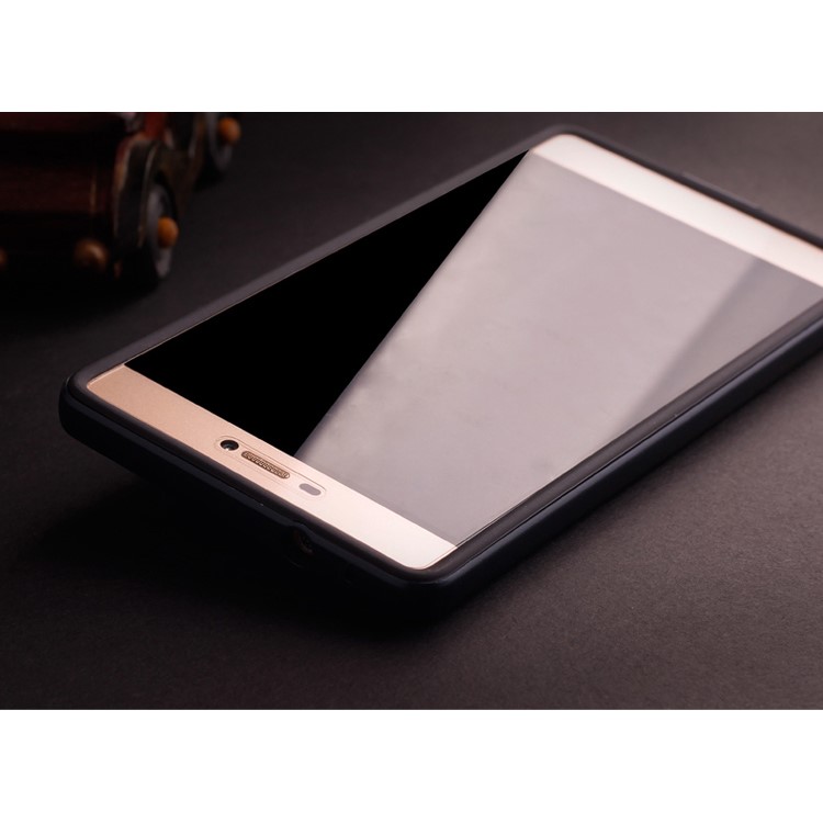 IPAKY Hybrid Case PC Frame + TPU Cover for Huawei Ascend P8 - Black-5