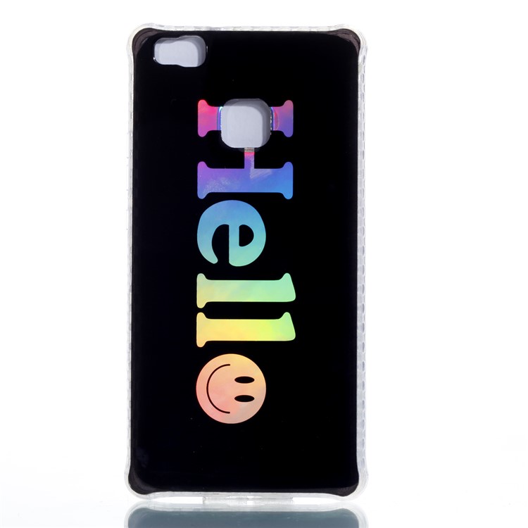 Electroplating IMD Soft TPU Case for Huawei P9 Lite/G9 Lite - Hello-2