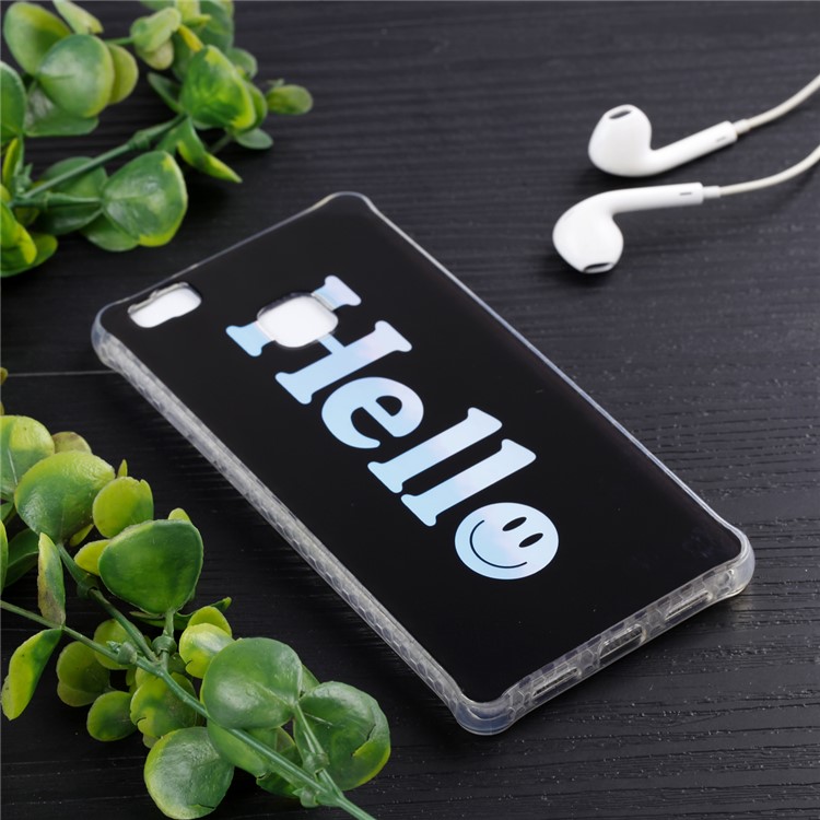 Electroplating IMD Soft TPU Case for Huawei P9 Lite/G9 Lite - Hello-6
