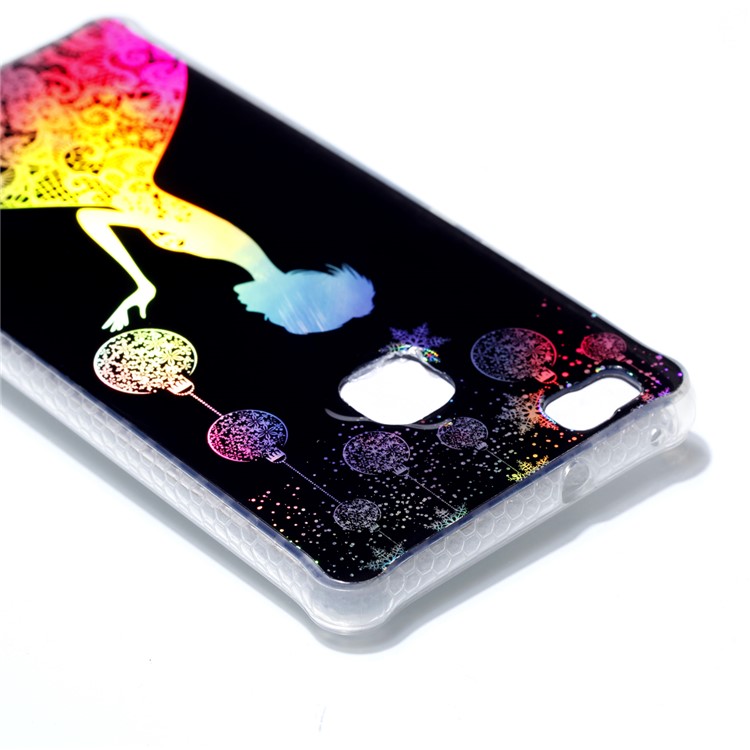 Electroplating IMD Soft TPU Cover for Huawei P9 Lite/G9 Lite - Pretty Girl-5