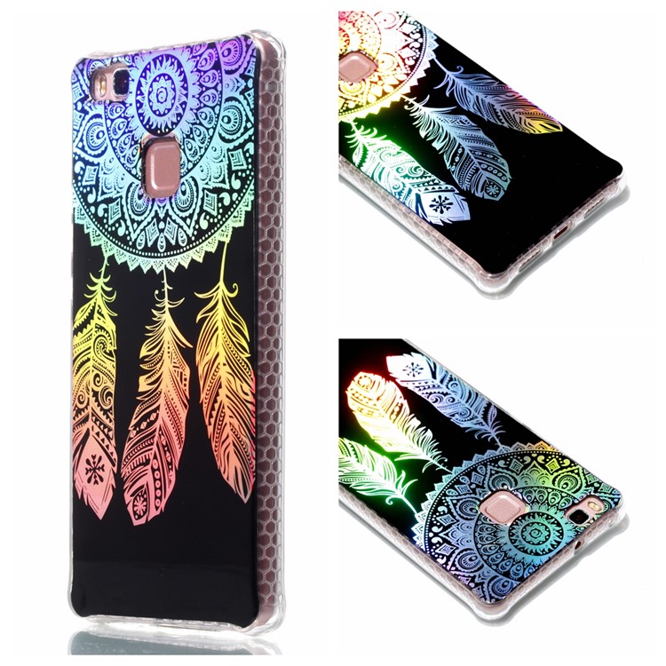 Electroplating IMD Soft TPU Back Case for Huawei P9 Lite/G9 Lite - Dream Catcher-1
