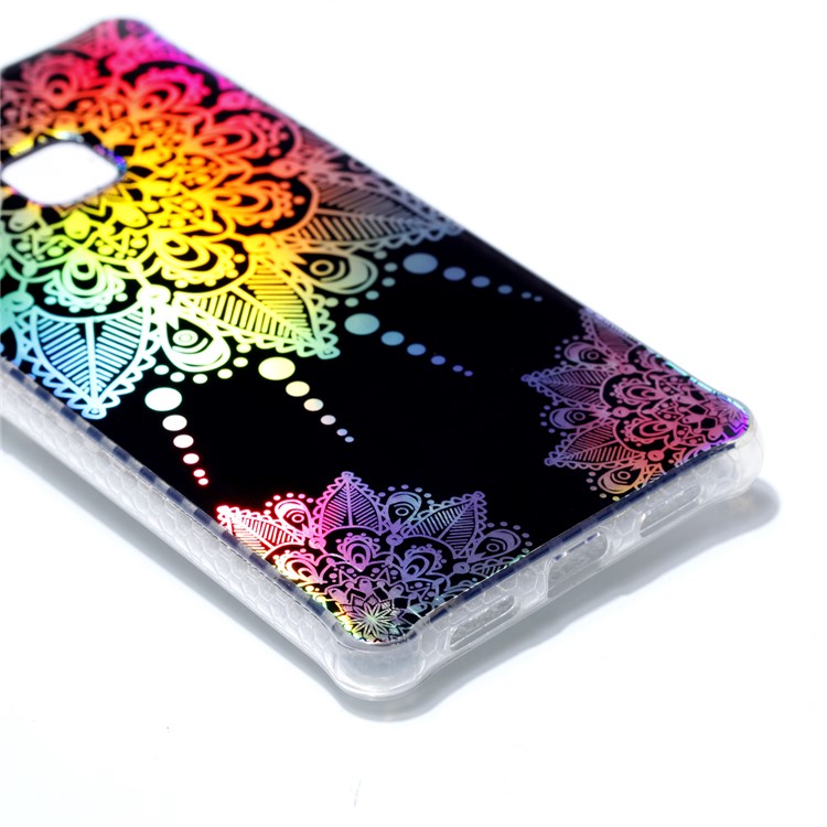 Electroplating IMD Soft TPU Back Cover for Huawei P9 Lite/G9 Lite - Mandala Flower Pattern-5