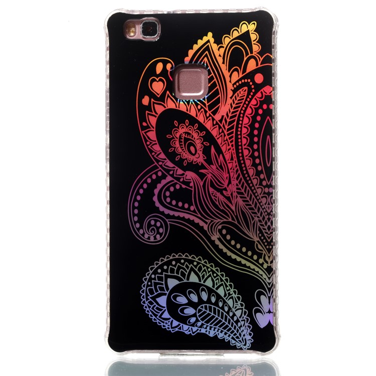 Electroplating IMD Soft TPU Back Shell for Huawei P9 Lite/G9 Lite - Paisley Pattern-2
