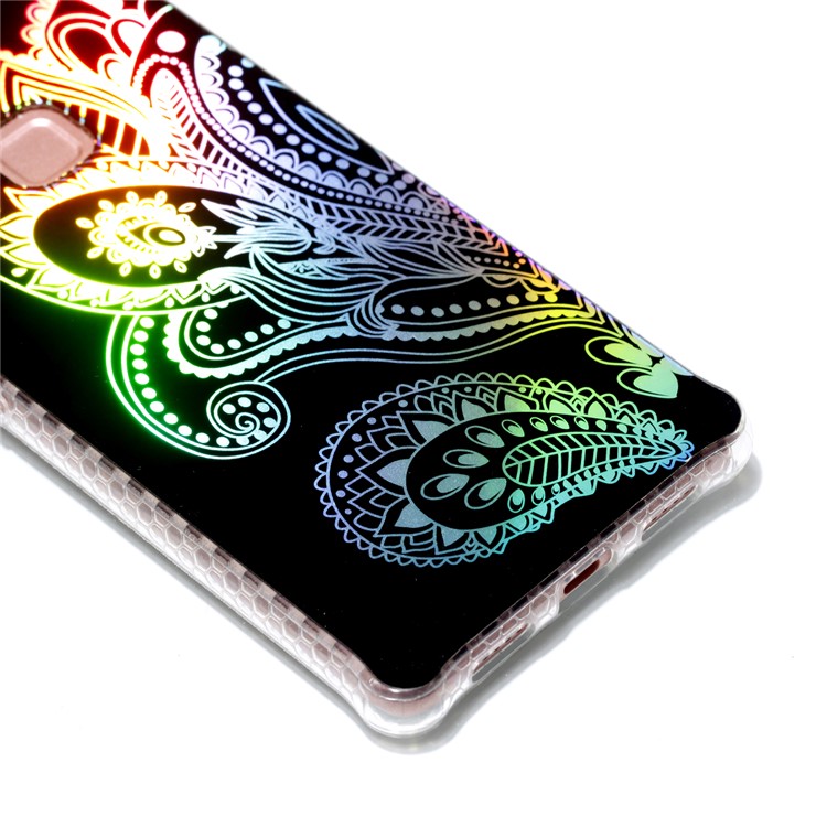 Electroplating IMD Soft TPU Back Shell for Huawei P9 Lite/G9 Lite - Paisley Pattern-4