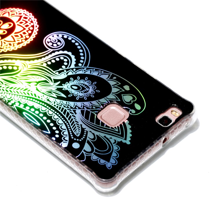 Electroplating IMD Soft TPU Back Shell for Huawei P9 Lite/G9 Lite - Paisley Pattern-5