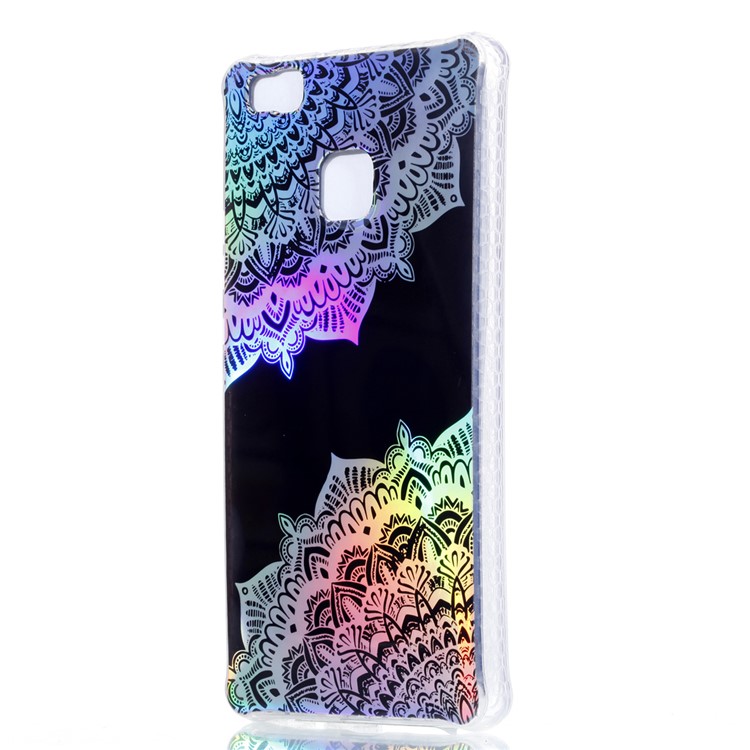 Electroplating IMD TPU Phone Case for Huawei P9 Lite/G9 Lite - Colorized Mandala-3