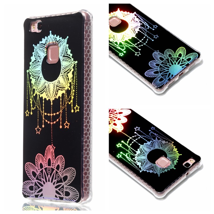 Electroplating IMD TPU Phone Shell for Huawei P9 Lite/G9 Lite - Dream Catcher and Paisley Pattern-1