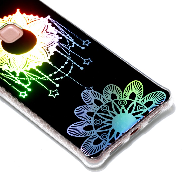 Electroplating IMD TPU Phone Shell for Huawei P9 Lite/G9 Lite - Dream Catcher and Paisley Pattern-4