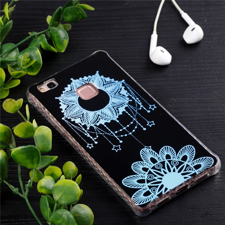 Electroplating IMD TPU Phone Shell for Huawei P9 Lite/G9 Lite - Dream Catcher and Paisley Pattern-6