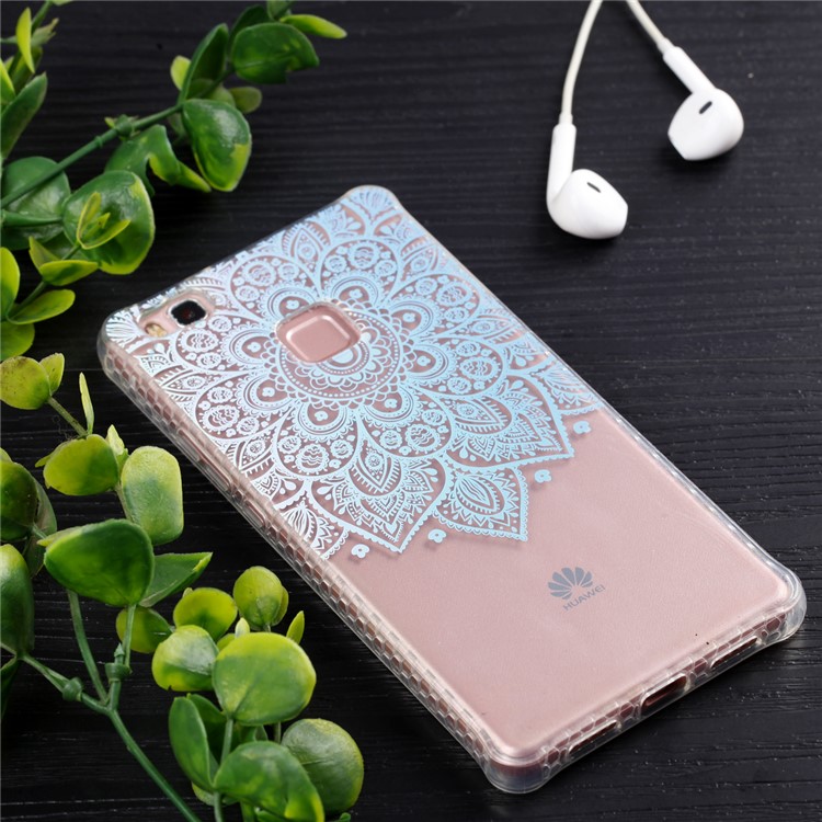 Electroplated IMD TPU Mobile Phone Case for Huawei P9 Lite/G9 Lite - Mandala-6