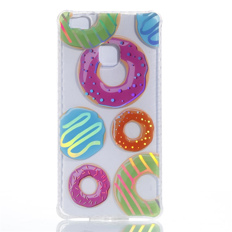 Electroplated IMD Soft TPU Mobile Case for Huawei P9 Lite/G9 Lite - Doughnut-2