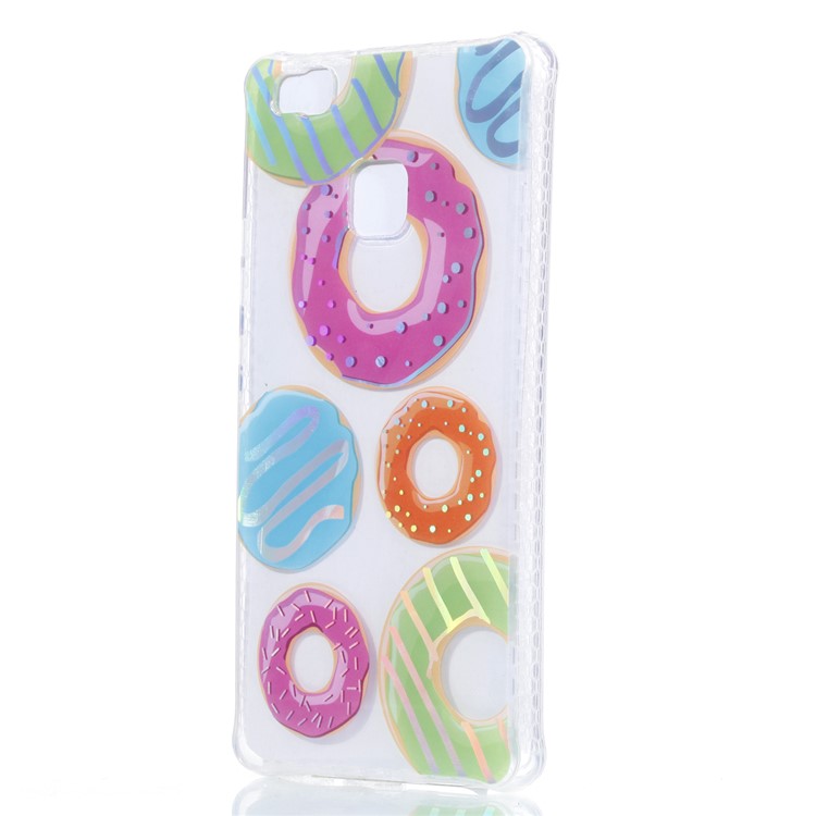 Electroplated IMD Soft TPU Mobile Case for Huawei P9 Lite/G9 Lite - Doughnut-3