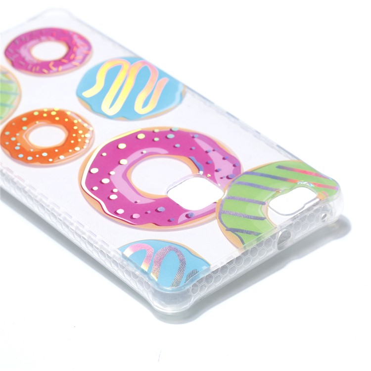 Electroplated IMD Soft TPU Mobile Case for Huawei P9 Lite/G9 Lite - Doughnut-5