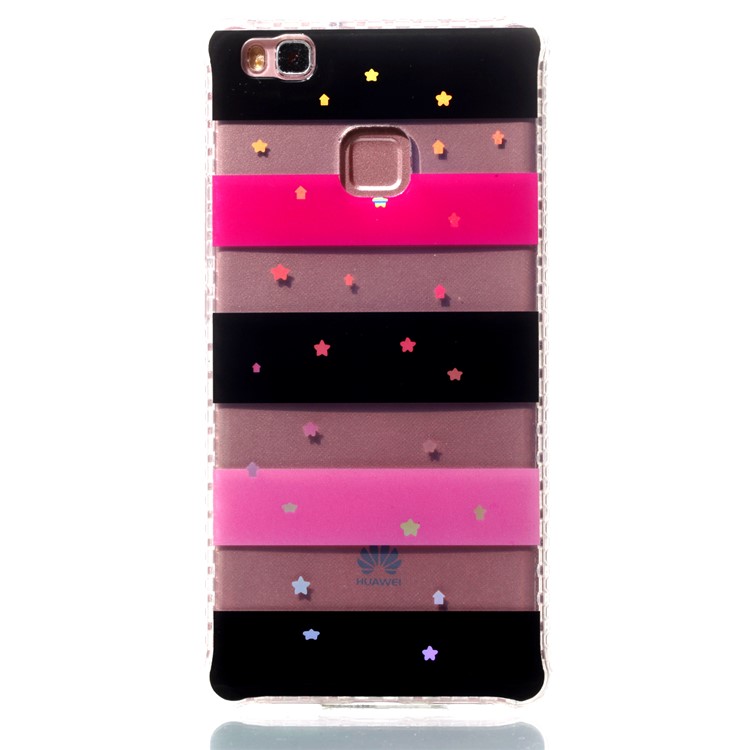 Electroplating IMD Soft TPU Phone Casing for Huawei P9 Lite/G9 Lite - Stars and Strips-2