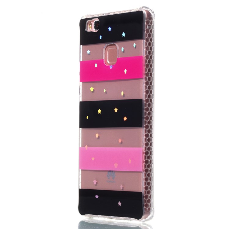 Electroplating IMD Soft TPU Phone Casing for Huawei P9 Lite/G9 Lite - Stars and Strips-3