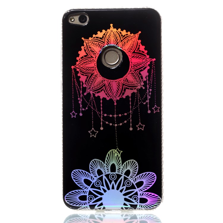 Electroplating IMD TPU Phone Case for Huawei P8 Lite (2017)/Honor 8 Lite - Dream Catcher and Paisley Pattern-2