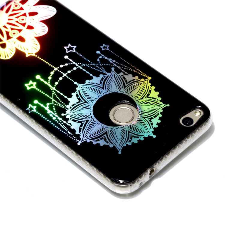 Electroplating IMD TPU Phone Case for Huawei P8 Lite (2017)/Honor 8 Lite - Dream Catcher and Paisley Pattern-5