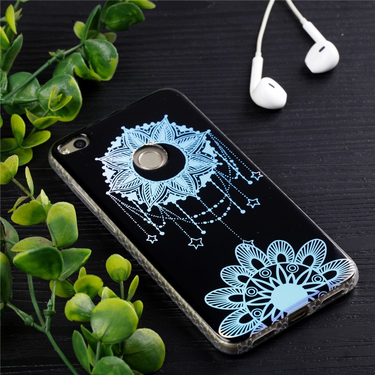 Electroplating IMD TPU Phone Case for Huawei P8 Lite (2017)/Honor 8 Lite - Dream Catcher and Paisley Pattern-6