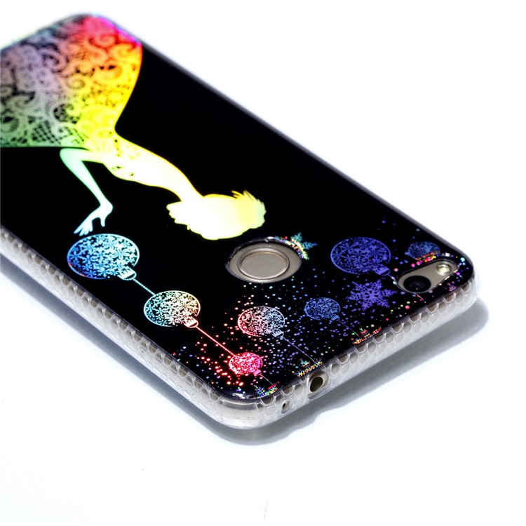 Electroplating IMD TPU Phone Cover for Huawei P8 Lite (2017)/Honor 8 Lite - Pretty Girl-5