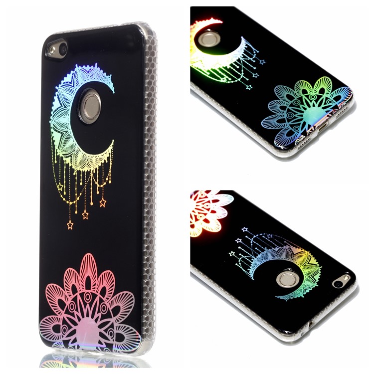 Electroplating IMD TPU Phone Shell for Huawei P8 Lite (2017)/Honor 8 Lite - Moon-1