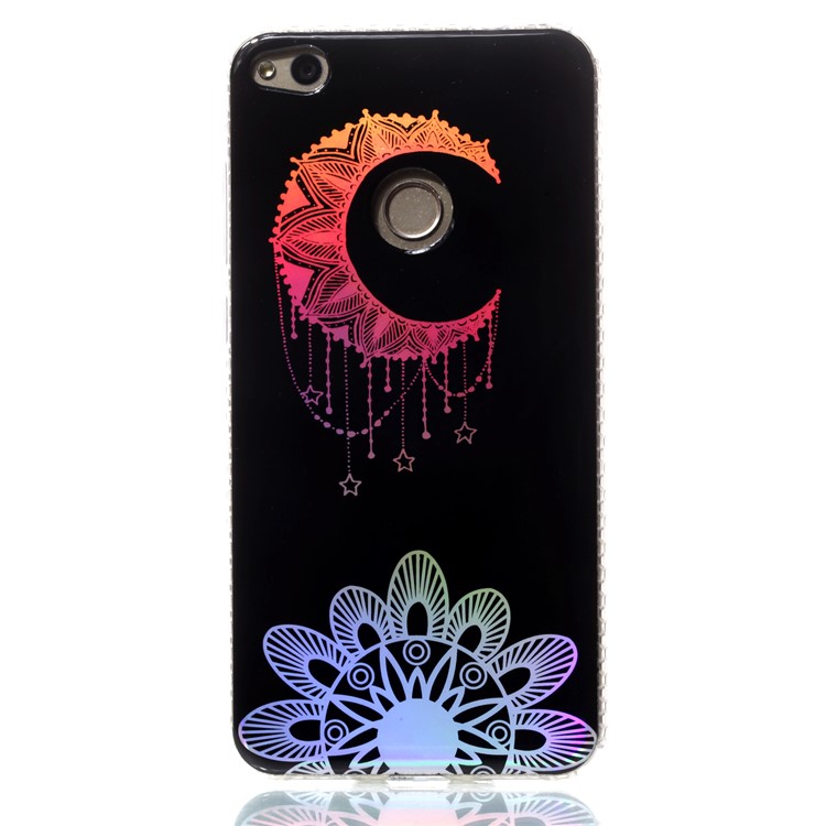 Electroplating IMD TPU Phone Shell for Huawei P8 Lite (2017)/Honor 8 Lite - Moon-2