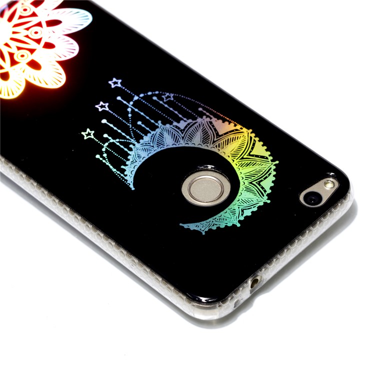 Electroplating IMD TPU Phone Shell for Huawei P8 Lite (2017)/Honor 8 Lite - Moon-5