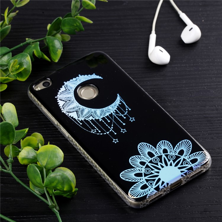 Electroplating IMD TPU Phone Shell for Huawei P8 Lite (2017)/Honor 8 Lite - Moon-6