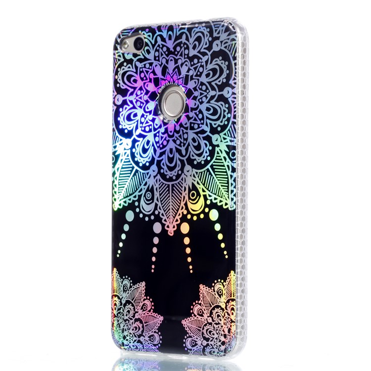 Electroplating IMD TPU Mobile Shell for Huawei P8 Lite (2017)/Honor 8 Lite - Mandala Flower Pattern-3