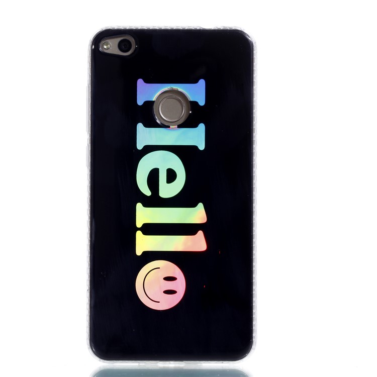Electroplating IMD TPU Protection Mobile Phone Cover for Huawei P8 Lite (2017)/Honor 8 Lite - Hello-2