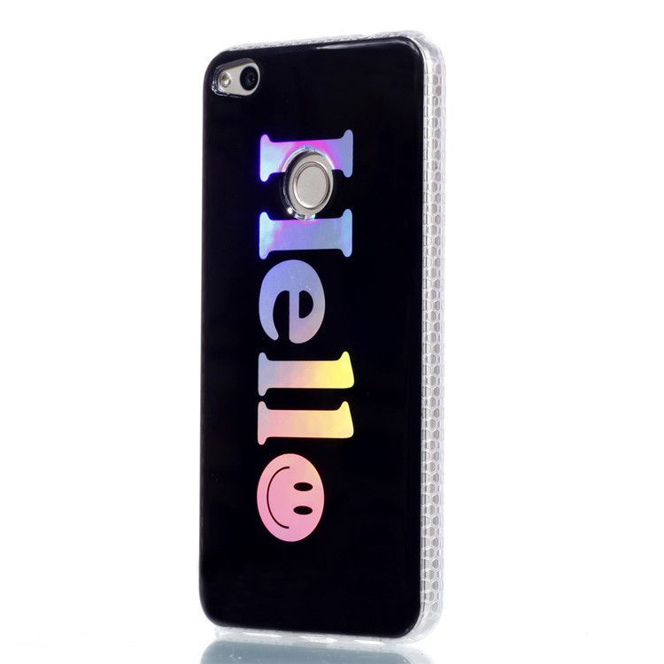 Electroplating IMD TPU Protection Mobile Phone Cover for Huawei P8 Lite (2017)/Honor 8 Lite - Hello-3