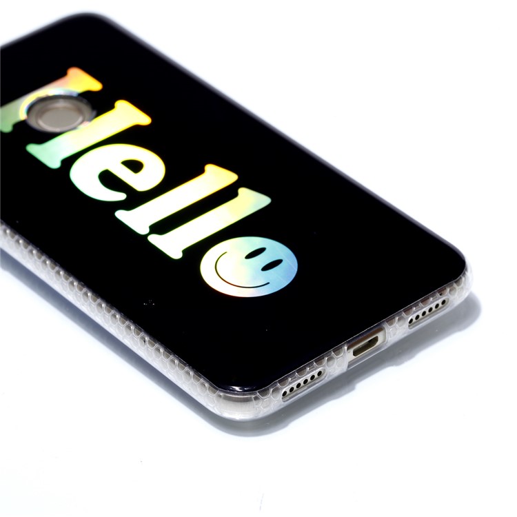 Electroplating IMD TPU Protection Mobile Phone Cover for Huawei P8 Lite (2017)/Honor 8 Lite - Hello-4