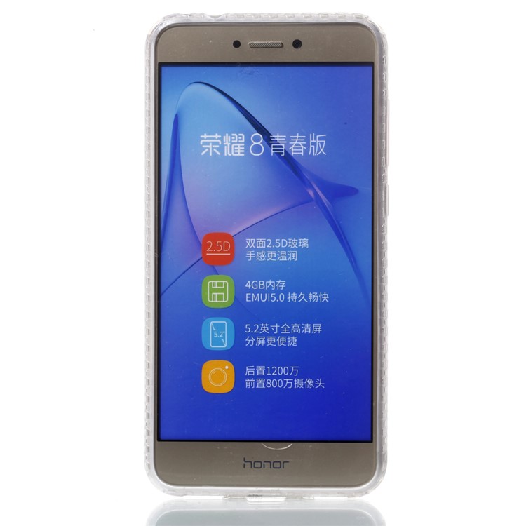 Electroplating IMD TPU Protector Phone Casing for Huawei P8 Lite (2017)/Honor 8 Lite - Mandala-7