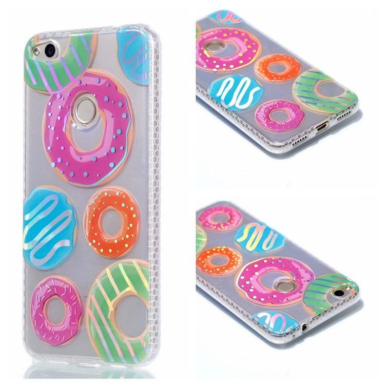 Electroplating IMD TPU Soft Case for Huawei P8 Lite (2017)/Honor 8 Lite - Doughnuts-1
