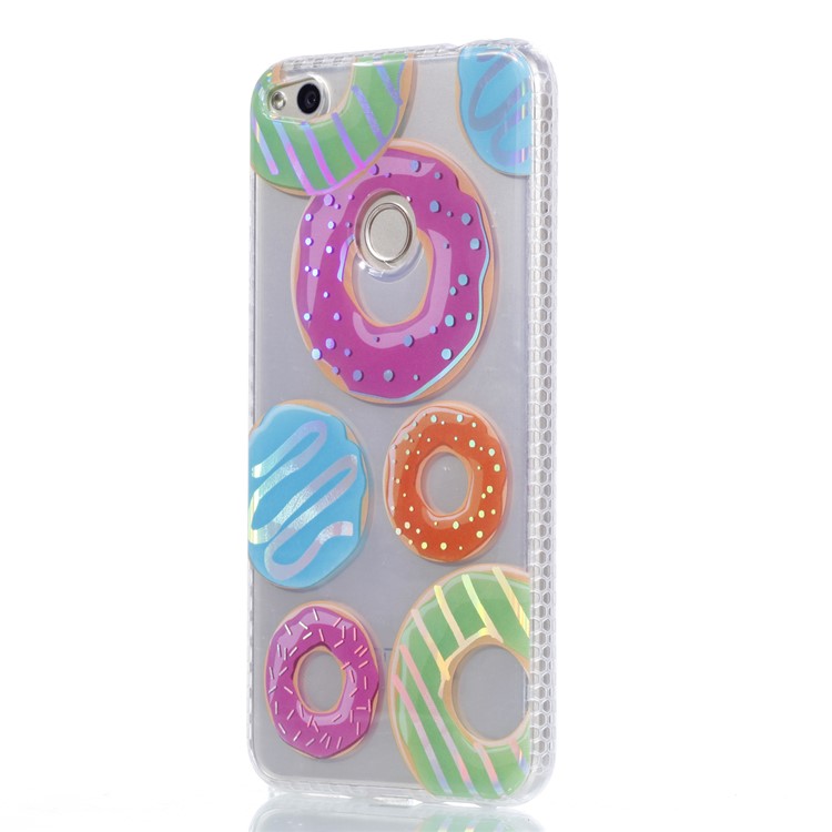 Electroplating IMD TPU Soft Case for Huawei P8 Lite (2017)/Honor 8 Lite - Doughnuts-3
