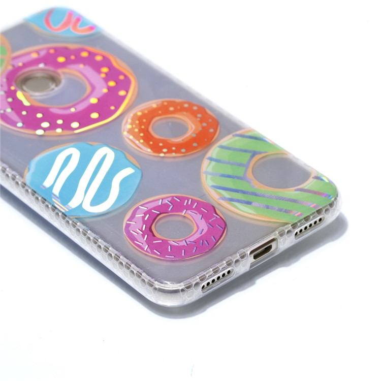 Electroplating IMD TPU Soft Case for Huawei P8 Lite (2017)/Honor 8 Lite - Doughnuts-4