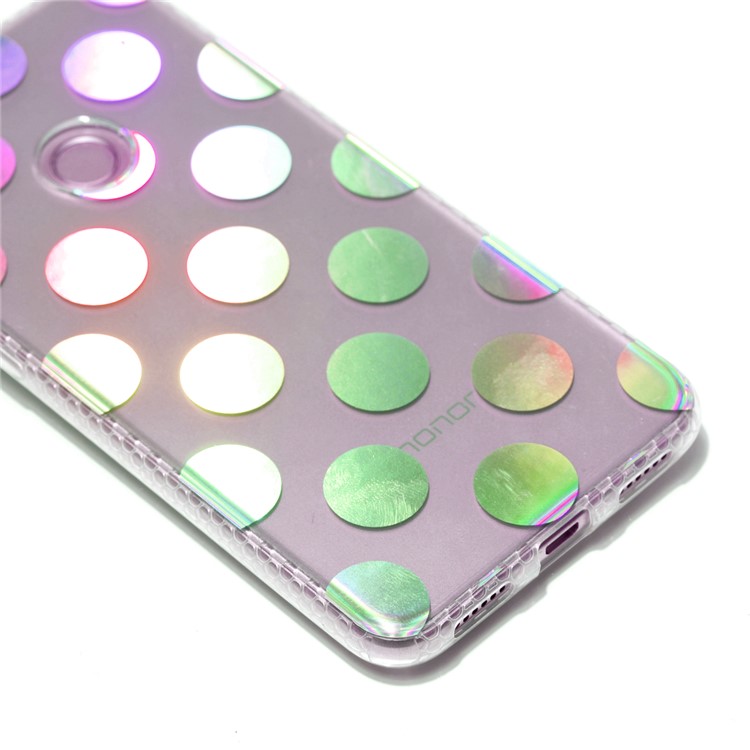 Electroplating IMD TPU Soft Cover for Huawei P8 Lite (2017)/Honor 8 Lite - Dots Pattern-4