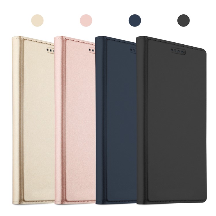 Auto-absorbed Leather Smart Case with Stand for Huawei Honor 9 Lite / Honor 9 Youth Edition - Black-7
