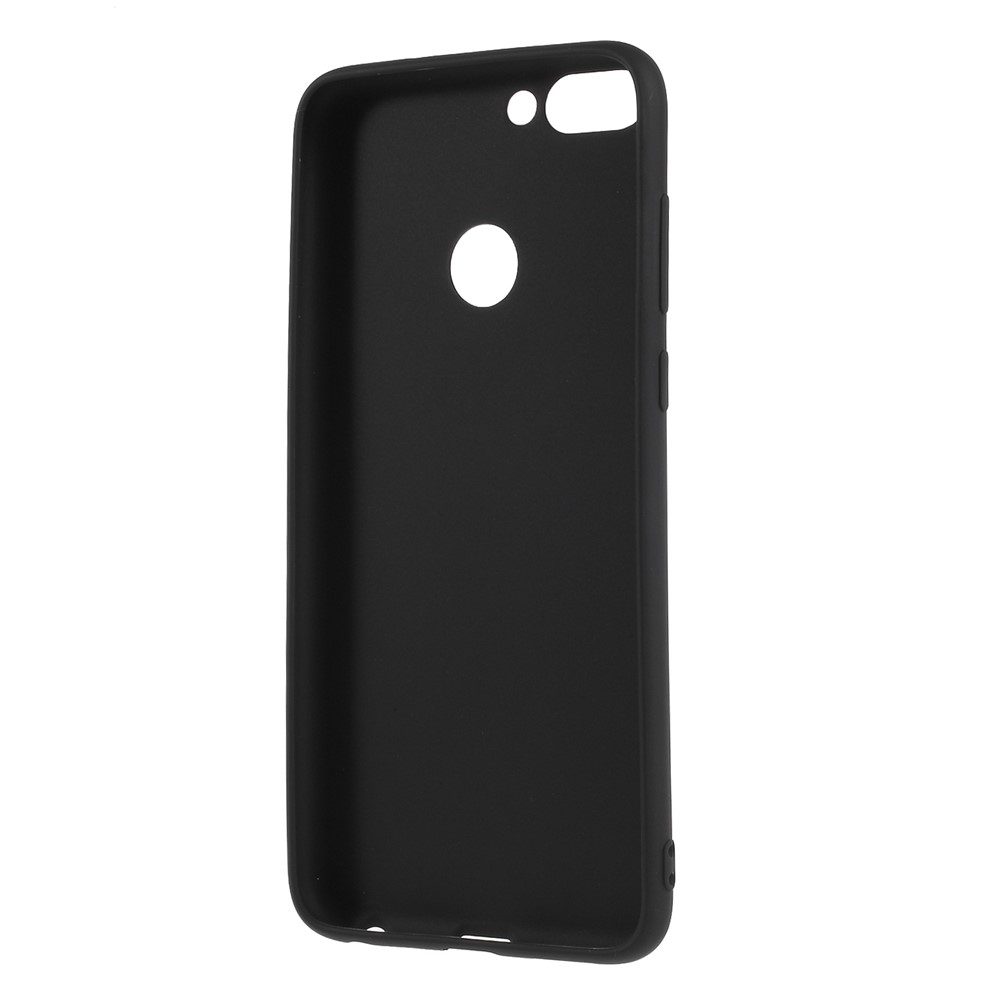 Matte Anti-Scratch-TPU-Handyhülle Für Huawei P Smart / 7S Genießen - Schwarz-3