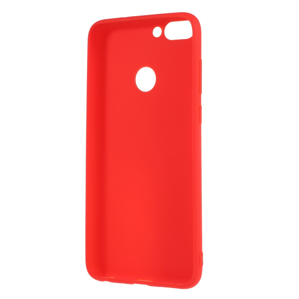 Matte Anti-scratch TPU Phone Shell for Huawei P Smart/Enjoy 7S - Red-3