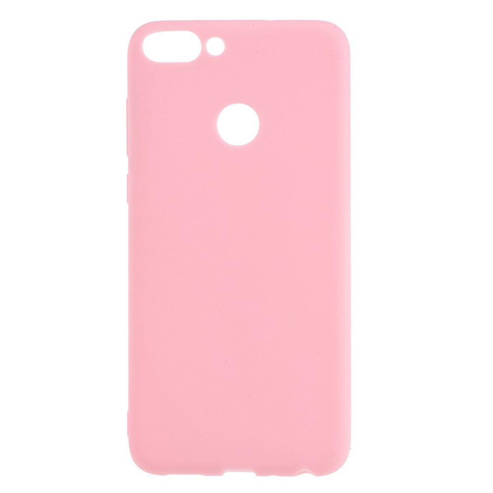 Matte Anti-scratch TPU-Telefongehäuse Für Huawei P Smart / Genießen 7S - Rosa-1
