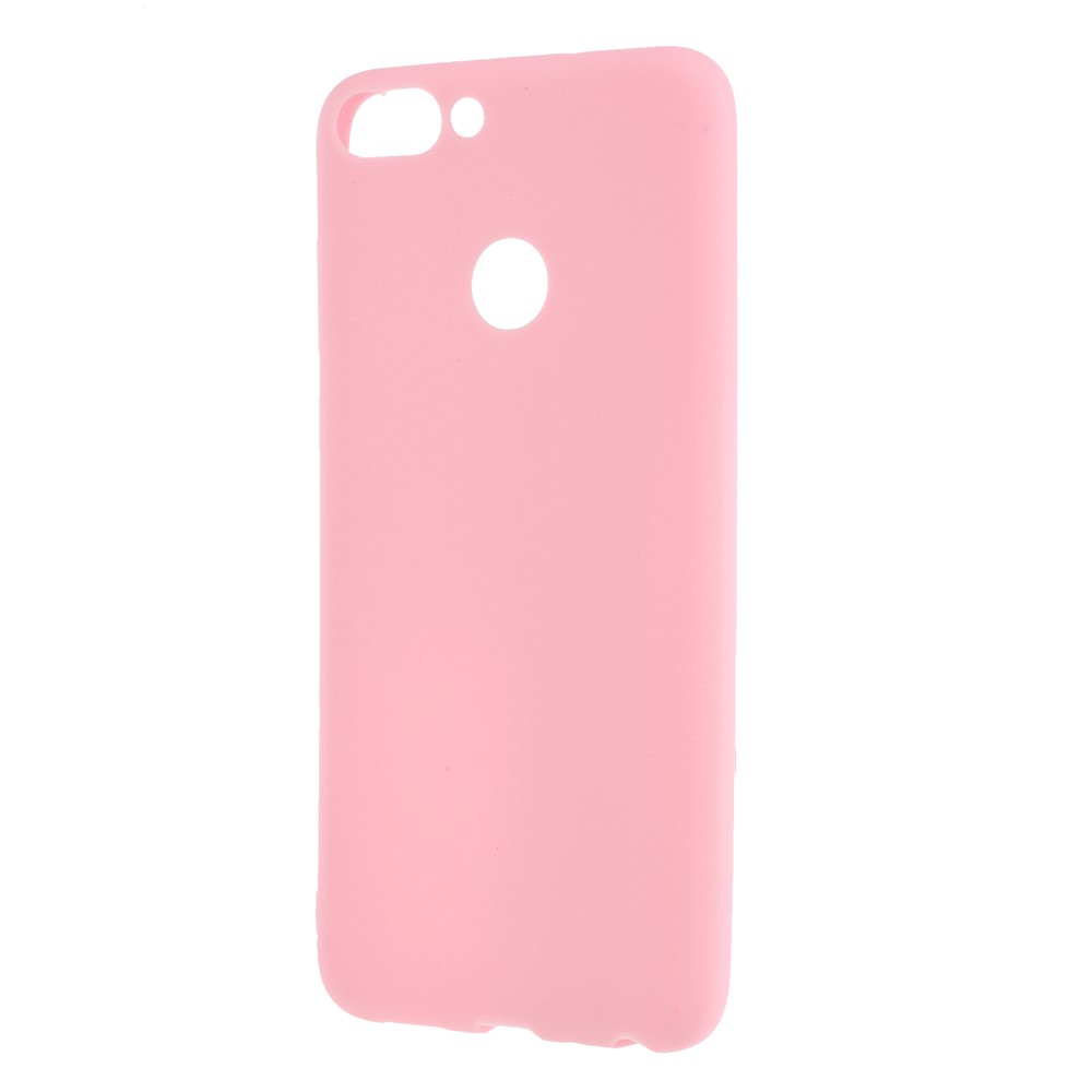 Matte Anti-scratch TPU-Telefongehäuse Für Huawei P Smart / Genießen 7S - Rosa-2