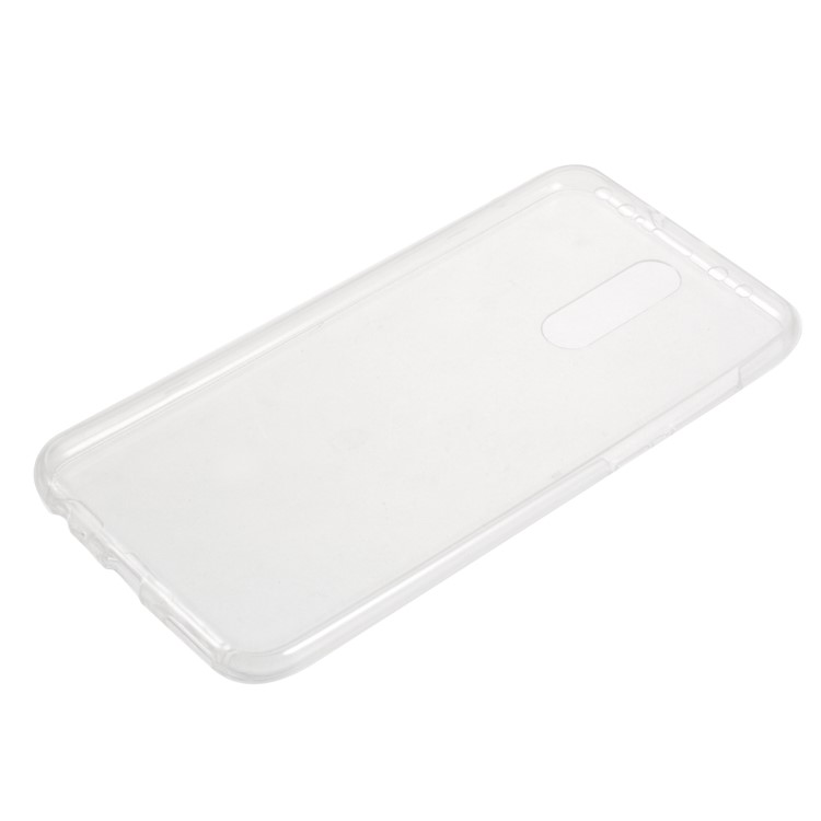 Clear Touchable Front + Back All-wrapped TPU Mobile Case for Huawei Mate 10 Lite/nova 2i/Maimang 6/Honor 9i (India) - White-2