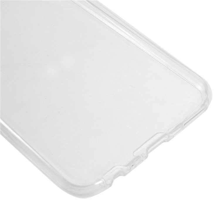 Clear Touchable Front + Back All-wrapped TPU Mobile Case for Huawei Mate 10 Lite/nova 2i/Maimang 6/Honor 9i (India) - White-4